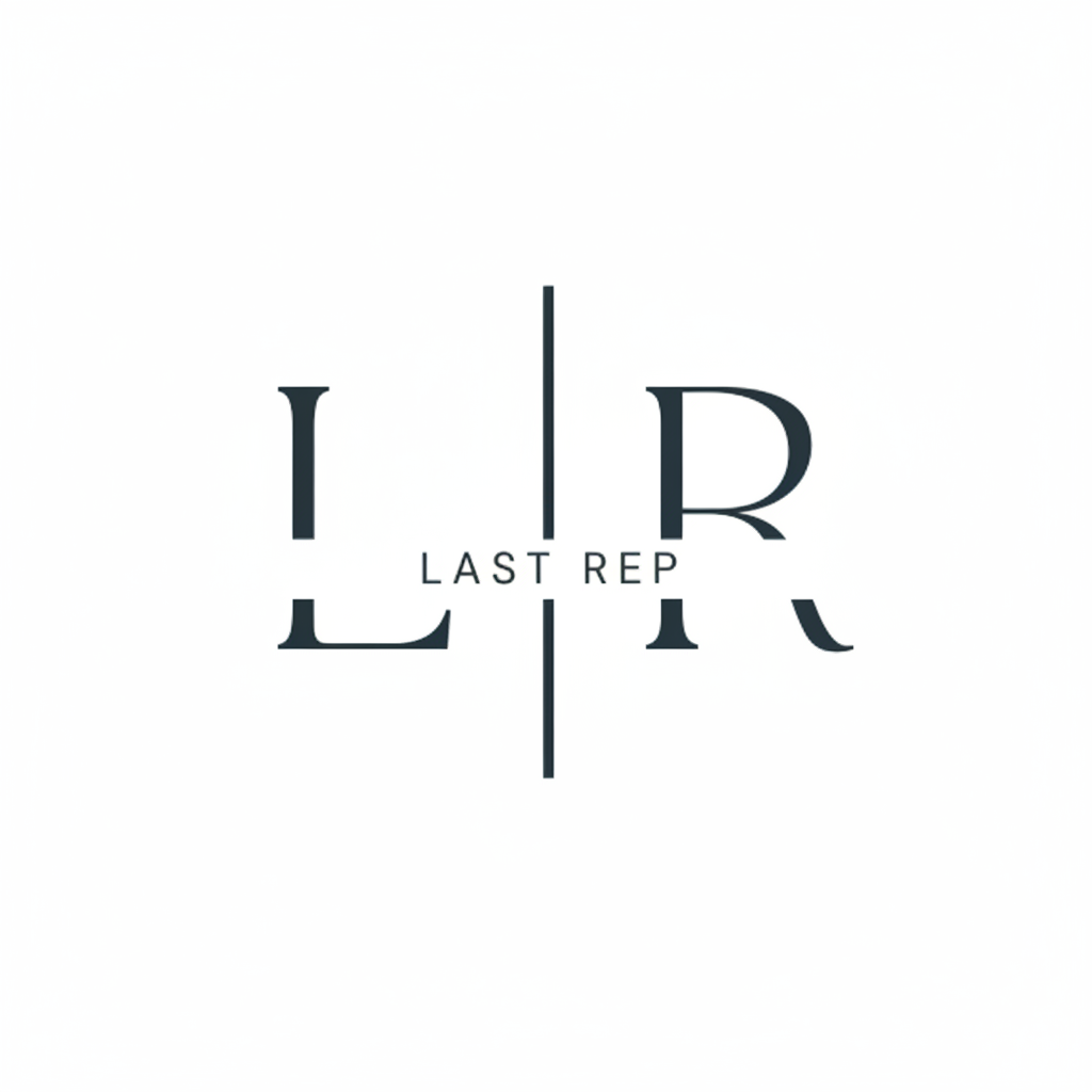 Black 'LR' logo with 'LAST REP' text on a white background