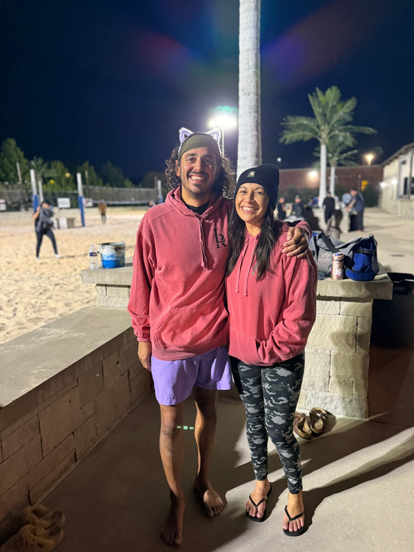 Crimson Fall Athletic Hoodie