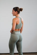 Load image into Gallery viewer, Stretch LR Olive Green Leggings
