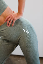 Load image into Gallery viewer, Stretch LR Olive Green Leggings
