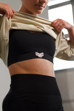 Load image into Gallery viewer, Stretch LR Black Sports Bra
