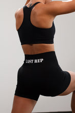 Load image into Gallery viewer, Stretch LR Black Sports Bra
