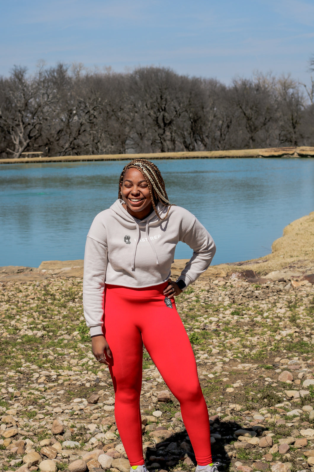 Stretch LR Red Leggings