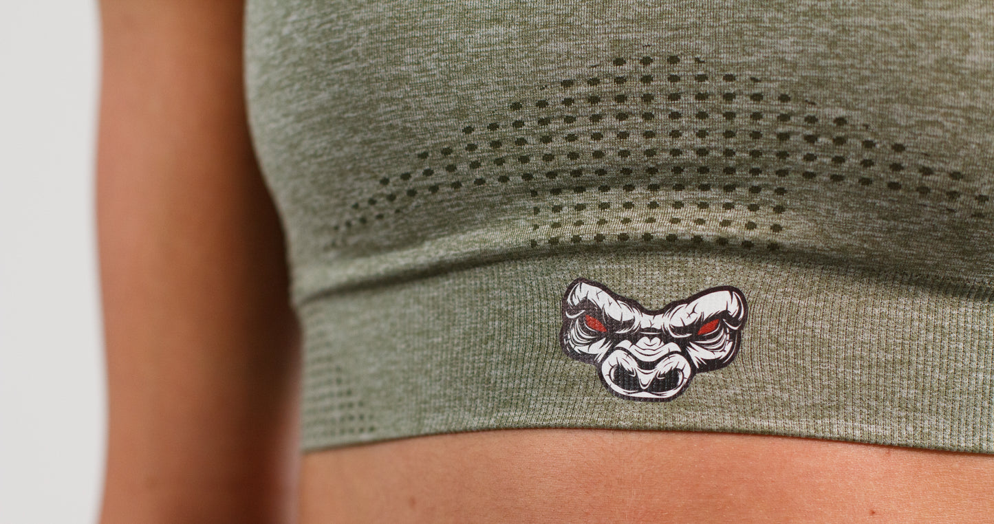 Last Rep green sports bra