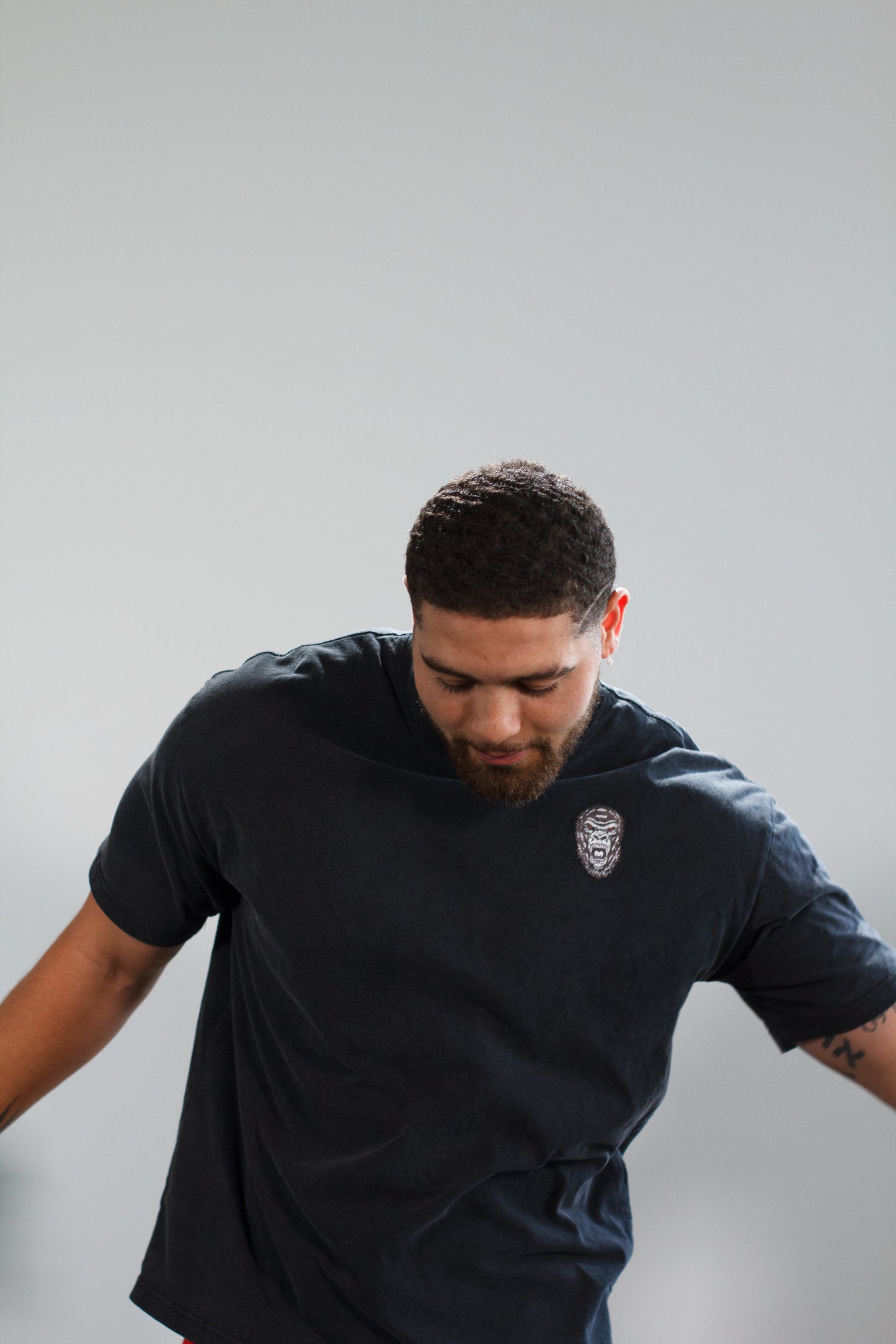 man dancing with last rep activewear on